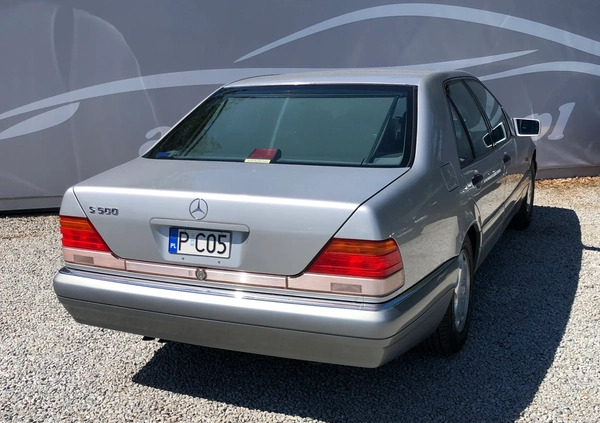 Mercedes-Benz Klasa S cena 159999 przebieg: 38120, rok produkcji 1996 z Poręba małe 407
